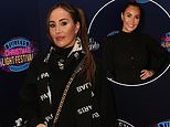 Feuding sisters Lauryn and Chloe Goodman narrowly avoid awkward run-in as they both attend Tulleys' star-studded Christmas Lights Festival - following Kyle Walker scandal and wedding snub