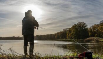 Die Angler betrachten die Entwicklung der Fischbestände. Foto: Frank Hammerschmidt/dpa