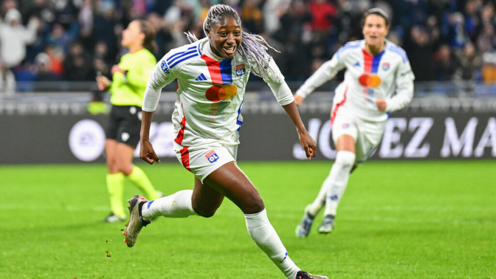 Foot féminin : grâce à un doublé de Diani, Lyon s’impose en Ligue des champions et se qualifie pour les quarts