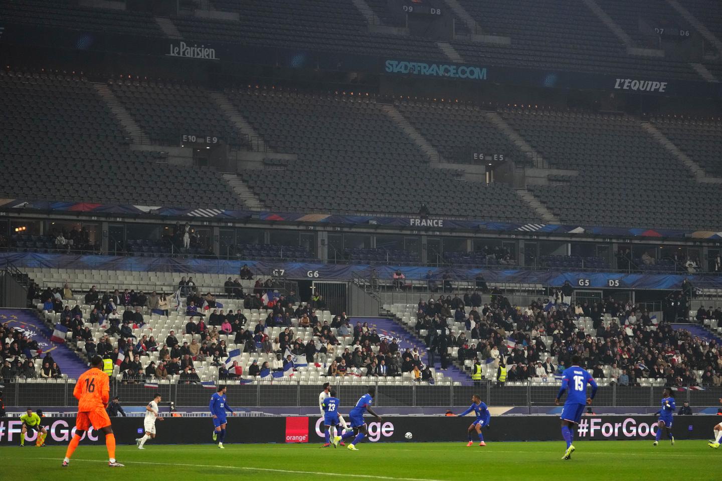 France-Israël : un match sous haute surveillance, dans le calme, mais des Bleus sans idées