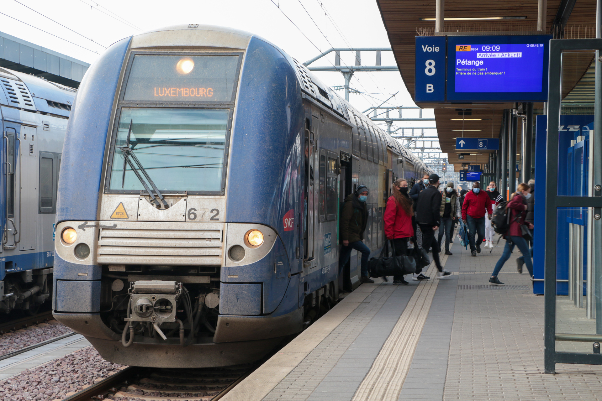 France-Luxembourg: Le prix du train va augmenter pour les frontaliers