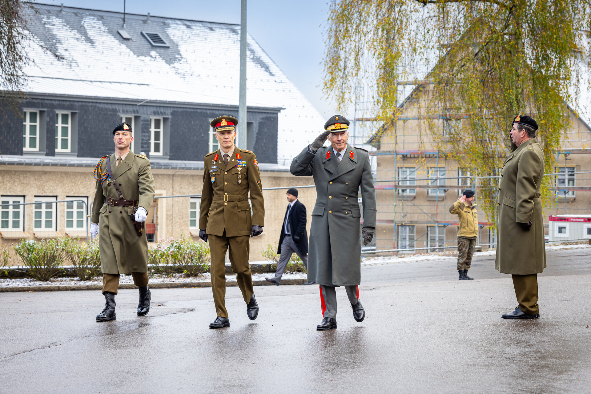 Général Brieger: Le "numéro un" du comité militaire de l'UE en visite au Luxembourg