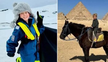 Globe-trotting youngster, 8, becomes youngest Brit to visit all seven continents