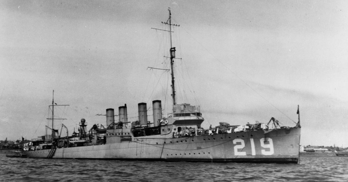 Guerre du Pacifique : l’épave d’un destroyer américain retrouvée au large des côtes australiennes