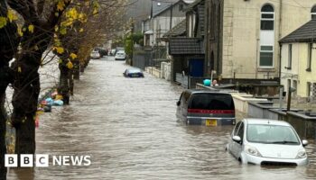 Homes and roads flooded as Storm Bert batters Wales