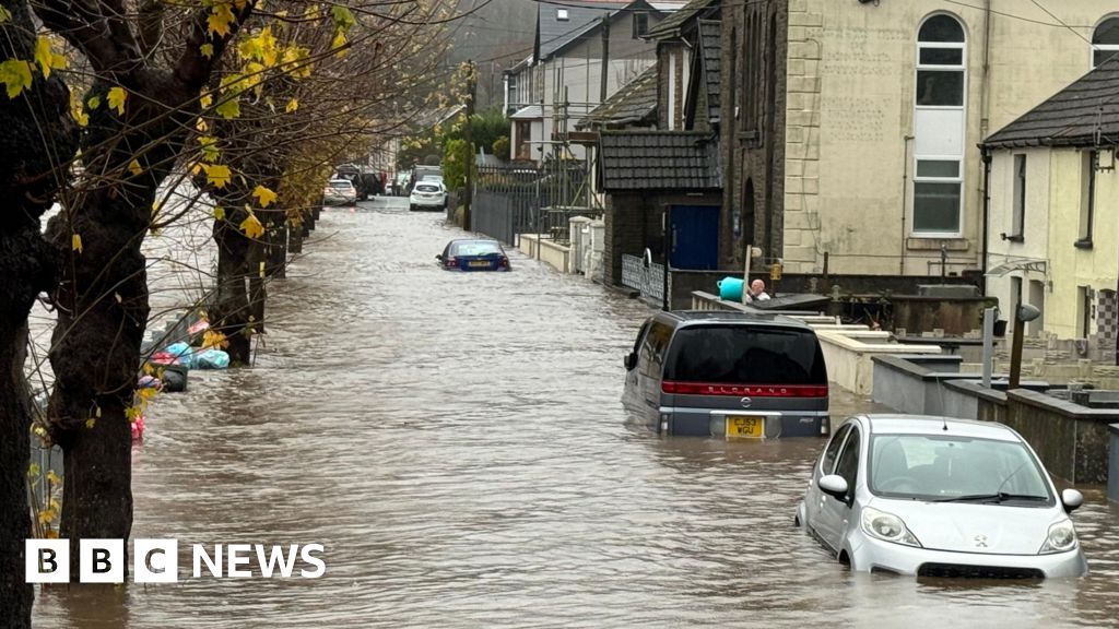 Homes and roads flooded as Storm Bert batters Wales