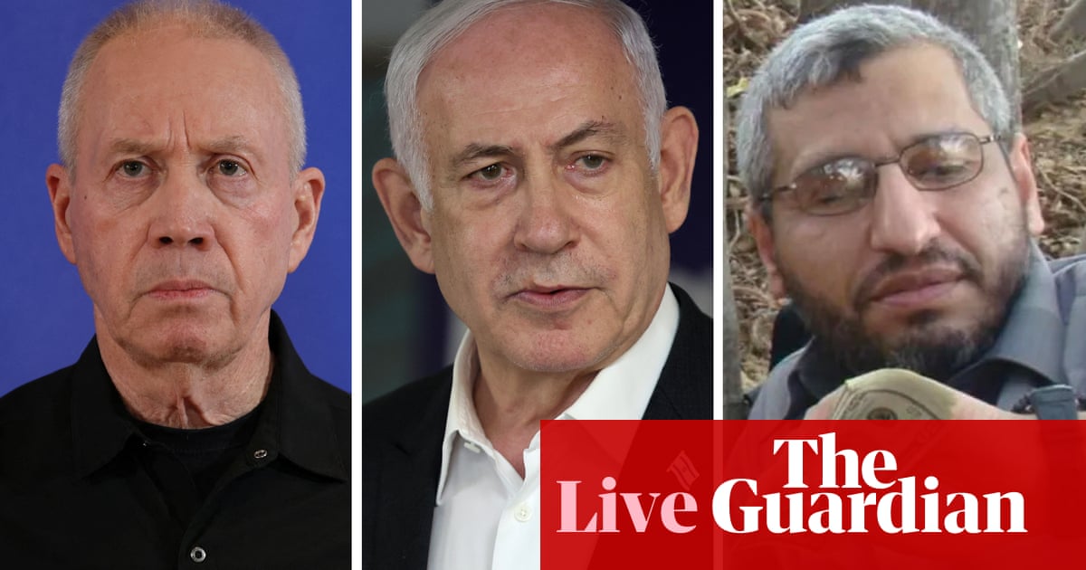 ICC issues arrest warrants for Benjamin Netanyahu, Yoav Gallant and Mohamed Deif – Middle East live