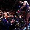 Iconic moment UFC hardman Jon Jones hands Donald Trump his championship belt and bows down to president-elect - sending fans wild