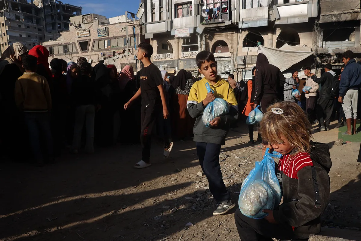 Ingresan en un solo día 17 niños con síntomas de desnutrición en el Hospital Kamal Adwan, en el norte de Gaza