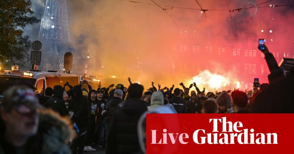 Israel sends rescue planes to Amsterdam after attacks on football fans – Middle East crisis live