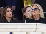 Jill Biden gives Kamala Harris the cold shoulder after husband Joe was forced out of race the VP lost to Trump