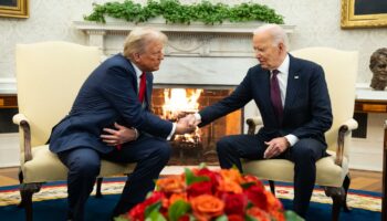 Joe Biden reçoit Donald Trump à la Maison Blanche