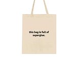 Just Shop Oil! Now eco-zealots start selling items including 'This bag is full of superglue' tote and 'picnic on the M25' hat - just in time for Christmas