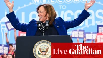 Kamala Harris and Donald Trump campaign in key swing states as electoral race heats up – US politics live