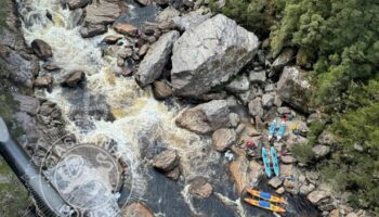 Kayaking tourist has leg amputated in 20-hour rescue after getting trapped in white water rapids