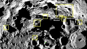 La NASA a retenu  neuf sites pour le retour des humains sur la Lune