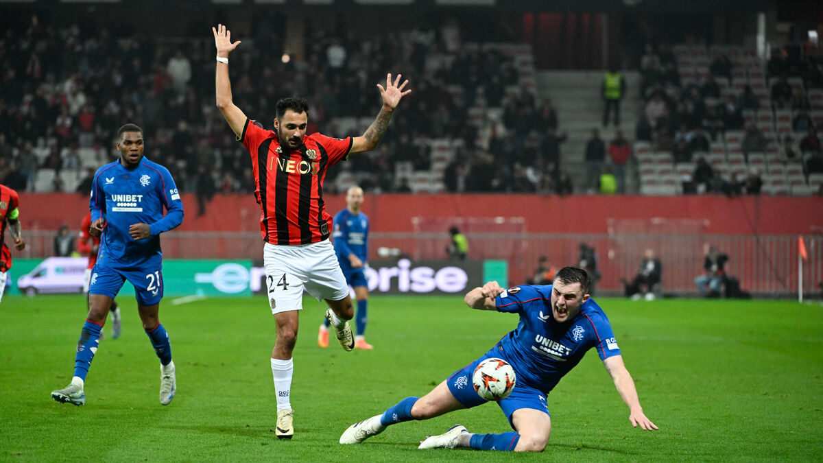 Ligue Europa : Nice implose contre les Glasgow Rangers (1-4) et reste en fond de classement