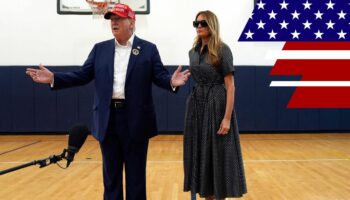 Donald Trump und Ehefrau Melania haben in Palm Beach, Florida, gewählt