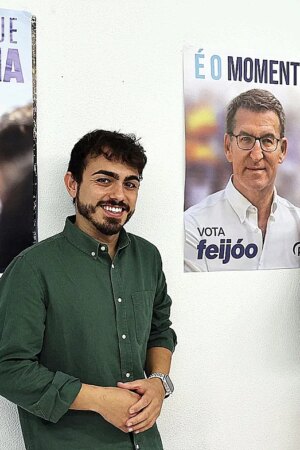 Los famosos "mozos de Arousa" de la tele... y de la política: Raúl y Juan, los mejores cachorros del PP de Rueda y Feijóo