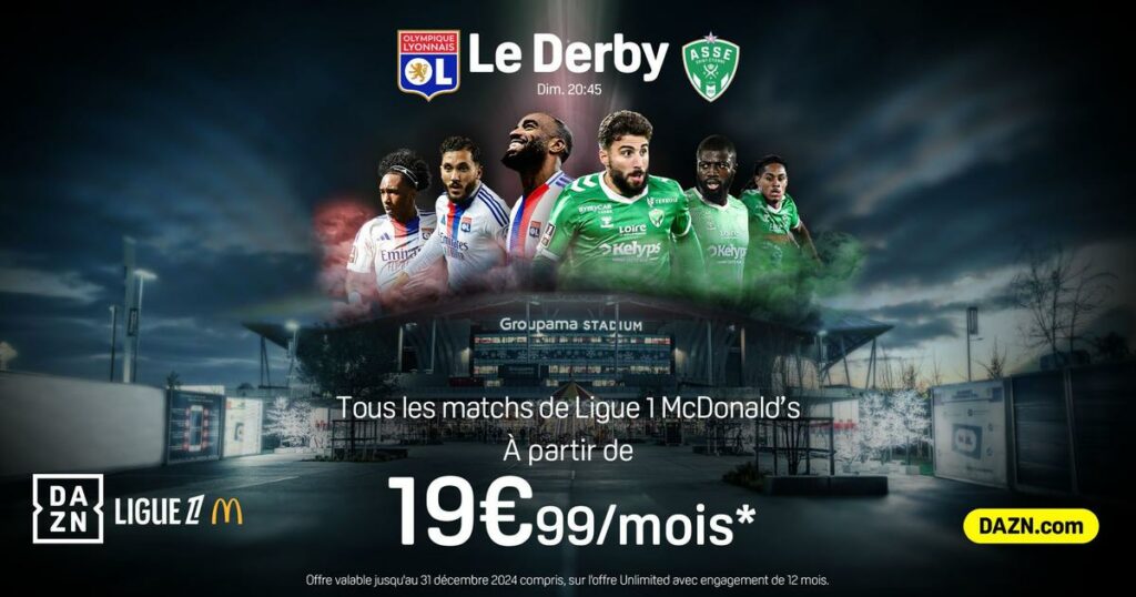 Lyon - Saint-Etienne : à quelle heure et sur quelle chaîne regarder le match en direct ?