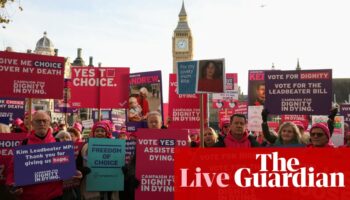 MPs split ahead of debate and vote on assisted dying bill – UK politics live