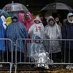 Macy's Thanksgiving Day parade descends into chaos as protesters block route and rain keeps crowds away