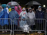 Macy's Thanksgiving Day parade descends into chaos as protesters block route and rain keeps crowds away