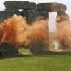 Man, 35, becomes third person charged with damaging ancient monument after Just Stop Oil orange paint protest at Stonehenge