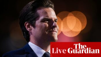 Matt Gaetz will not return to Congress after withdrawing his attorney general nomination – live