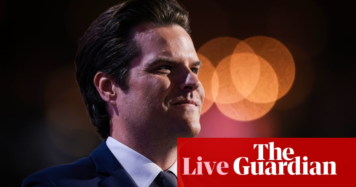 Matt Gaetz will not return to Congress after withdrawing his attorney general nomination – live