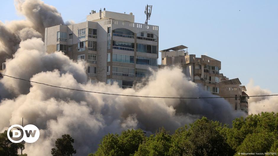 Middle East: Airstrike levels Beirut multi-story building