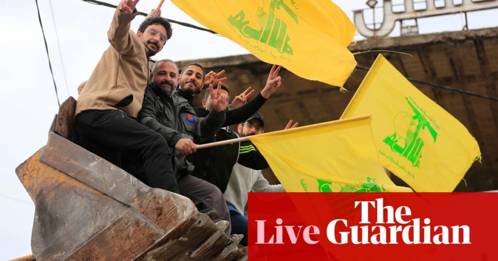 Middle East crisis live: Hezbollah says its hands are still ‘on the trigger’ amid uneasy ceasefire