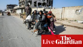 Middle East crisis live: Israel accused of the ‘war crime of forcible transfer’ in Gaza