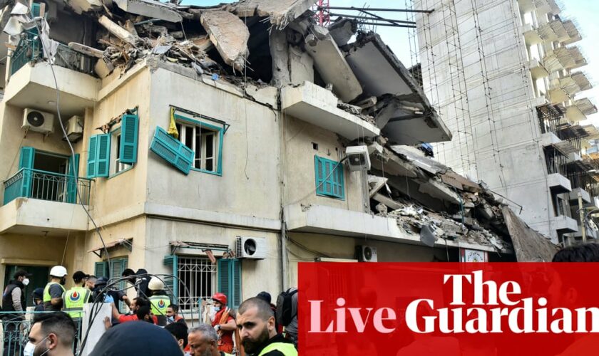 Middle East crisis live: Israel strike kills Hezbollah lead spokesperson in Beirut