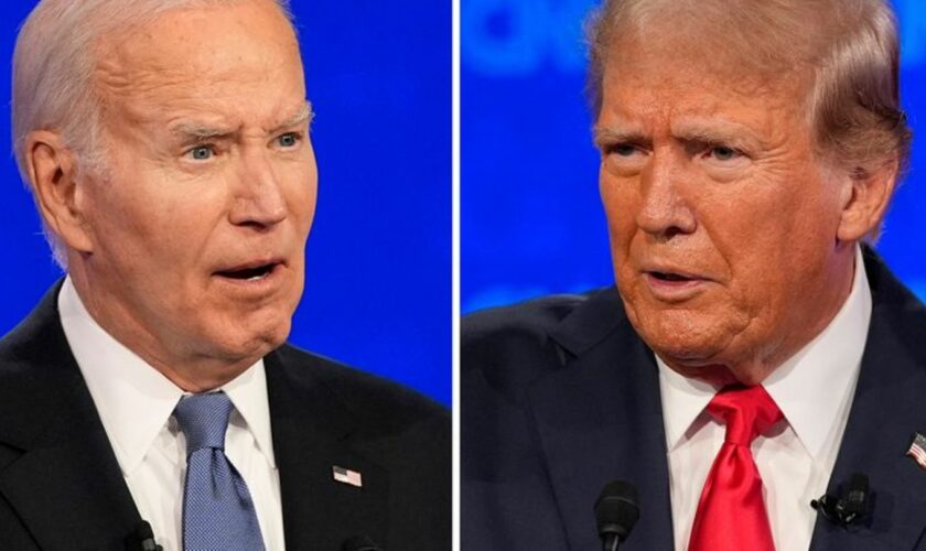 Die beiden Ex-Kontrahenten Biden und Trump treffen sich kommende Woche im Weißen Haus. (Archivbild) Foto: Gerald Herbert/AP/dpa