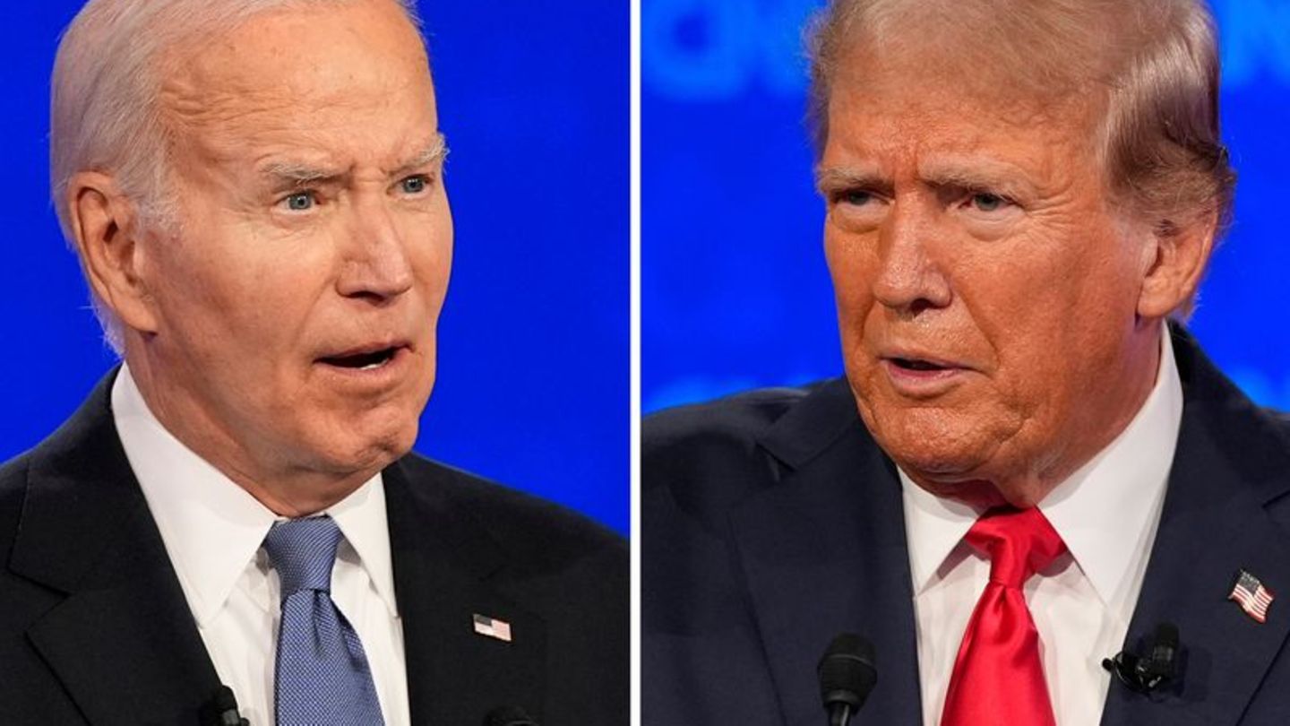 Die beiden Ex-Kontrahenten Biden und Trump treffen sich kommende Woche im Weißen Haus. (Archivbild) Foto: Gerald Herbert/AP/dpa