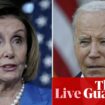 Nancy Pelosi blames Joe Biden for election defeat as Democrats turn on each other – US politics live