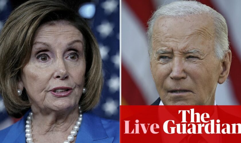 Nancy Pelosi blames Joe Biden for election defeat as Democrats turn on each other – US politics live