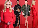 Nicole Kidman, 57, looks ageless in a statement red dress while Leigh-Anne Pinnock and Alicia Vikander stun in jaw-dropping looks as they join honourees Jude Law and Richard Gadd at 2024 GQ Men Of The Year awards