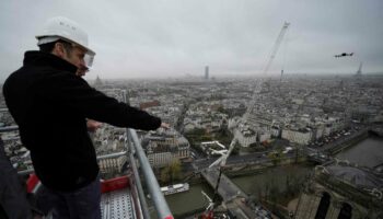 Notre-Dame de Paris : Emmanuel Macron attendu pour sa dernière visite du chantier de la cathédrale, avant sa réouverture