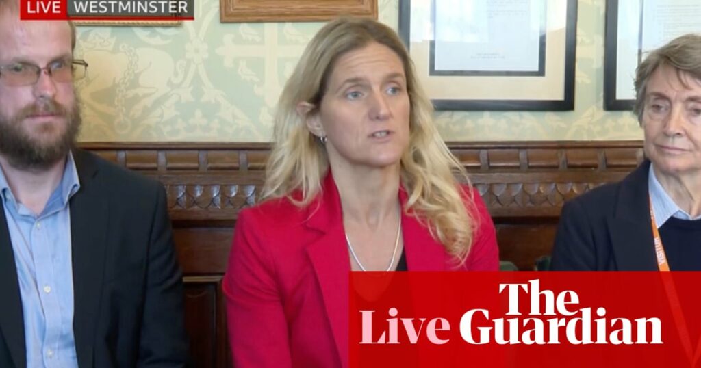 Only hundreds of people a year expected to use assisted dying law, says campaigner – UK politics live