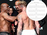 Outlandish Mike Tyson vs Jake Paul 'fight script is LEAKED' ahead of Netflix showdown and predicts a KNOCKOUT - but fans react with disbelief