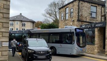 'Perfectly legal' parked cars block buses from leaving station and drivers are fuming