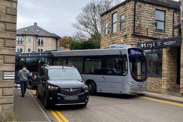 'Perfectly legal' parked cars block buses from leaving station and drivers are fuming