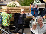 Phillip Schofield lays his beloved mother Pat to rest: Ex-ITV host carries coffin at funeral as mourners 'dress brightly to reflect a life filled with love' - but his disgraced brother remains in prison