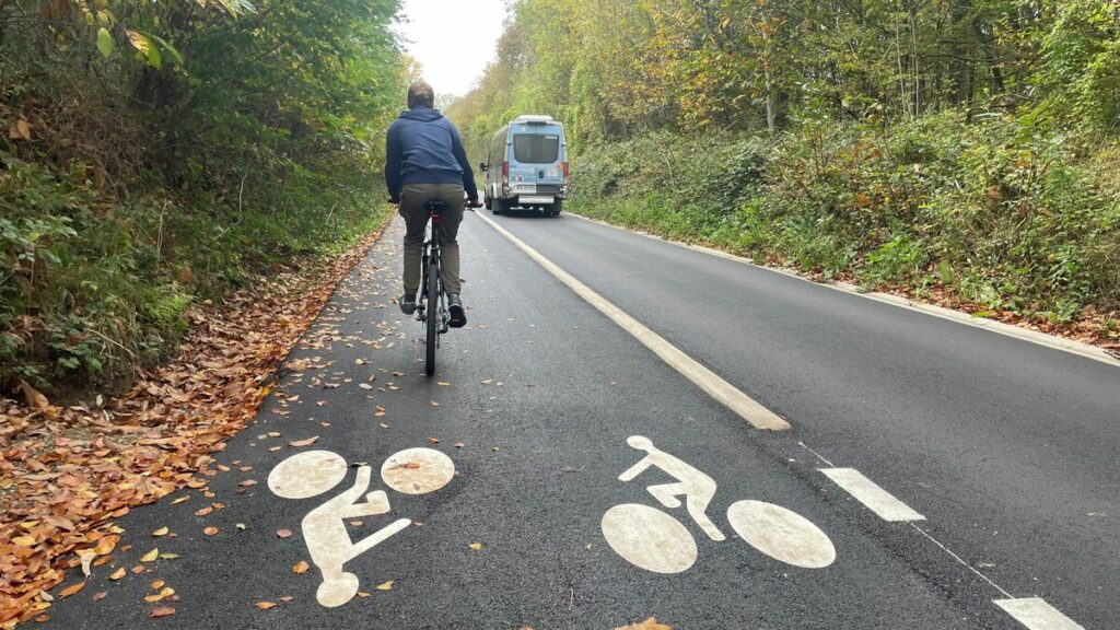 Pistes cyclables : l’accès à la gare de Saint-Nom-la-Bretèche désormais sécurisé