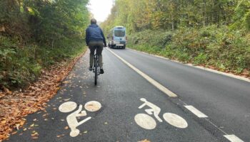 Pistes cyclables : l’accès à la gare de Saint-Nom-la-Bretèche désormais sécurisé