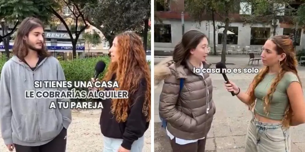 Preguntan a jóvenes si le cobrarían alquiler a su pareja por vivir en su casa y esta es la respuesta: «Es cuestión de cultura»