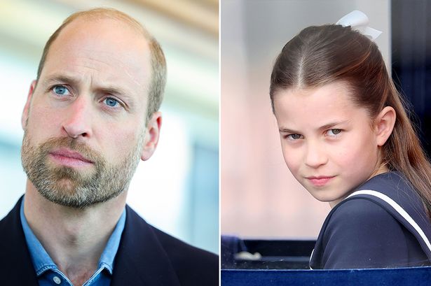 Princess Charlotte 'in floods of tears' after seeing Prince William's beard