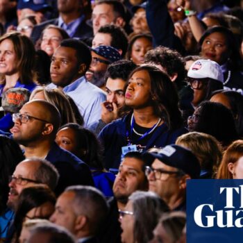 Promise and excitement turn to jitters and dread at Kamala Harris’s watch party